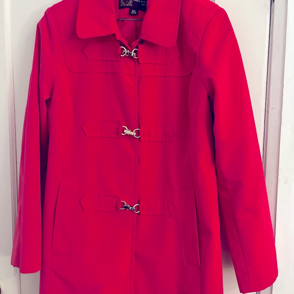 Fuschia fall/spring coat Anne Klein